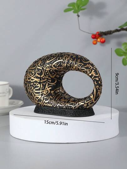 حامل بخور من الراتنج بحجم متوسط مصمم على شكل مبنى. حامل البخور ، عطر المنزل ، ديكور المنزل ، مناسب لديكور المنزل والغرف والصالات (كقطعة ديكورية مركزية) والمكاتب وأماكن اليوغا والحفلات ، وخلق جو أنيق. يمكن أيضًا استخدامه لديكور المعبد. يعد هذا الموقد العطر