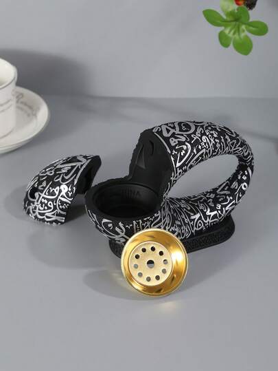 حامل بخور من الراتنج بحجم متوسط مصمم على شكل مبنى. حامل البخور ، عطر المنزل ، ديكور المنزل ، مناسب لديكور المنزل والغرف والصالات (كقطعة ديكورية مركزية) والمكاتب وأماكن اليوغا والحفلات ، وخلق جو أنيق. يمكن أيضًا استخدامه لديكور المعبد. يعد هذا الموقد العطر