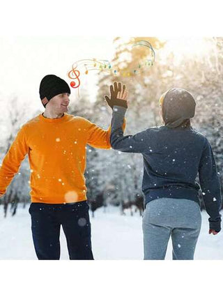 طقم تانكيني حريمي مجموعة هدايا عيد الميلاد - قبعة موسيقية لاسلكية متعددة الأنواع بسماعات رأس مدمجة، قبعة برينية دافئة مزودة بسماعات ميكروفون للمرأة والرجل والمراهقين لممارسة الرياضة والتخييم في الهواء الطلق والتزلج