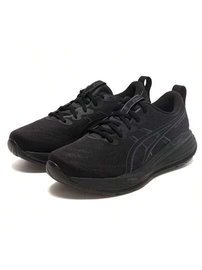 Asics أحذية الجري للرجال GEL-CUMULUS 27، أحذية رياضة خفيفة الوزن مريحة، أحذية كاجوال سوداء منخفضة الرقبة 1011B960-003
