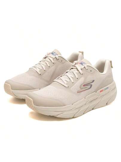 Skechers أحذية رياضية رجالية خفيفة الوزن مريحة، أحذية كاجوال ذات وسادة هوائية عالية، أحذية جري مقاومة للصدمات وامتصاص الصدمات، أحذية جري خارجية يومية، 54450-NAT