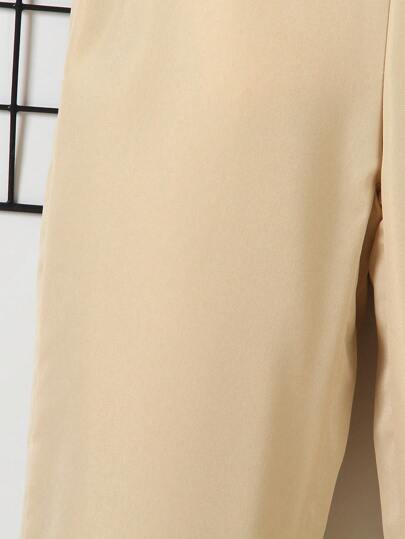 SHEIN بنطلونات كاجوال أطفال رضع صبيان عسكرية، مناسبة للخروج والمدرسة والبيت، تجعل الصبية أنيقين ومريحين في الربيع والخريف والشتاء