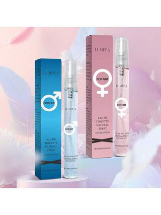 مجموعة عطر للأزواج 10 مل، كولونيا/عطر للرجال والنساء، رذاذ سفر مدمج، رائحة المسك/الصندل/الفواكه، عطر لطيف طويل الأمد، خيارات الزجاجة الفردية أو علبة هدايا