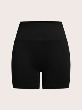 SHEIN EZwear 4 حبات سراويل كاجوال مقصرة من الأنسجة المحبوكة للنساء، للصيف
