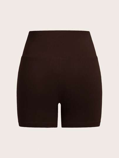 SHEIN EZwear 4 حبات سراويل كاجوال مقصرة من الأنسجة المحبوكة للنساء، للصيف