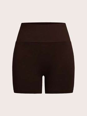 SHEIN EZwear 4 حبات سراويل كاجوال مقصرة من الأنسجة المحبوكة للنساء، للصيف