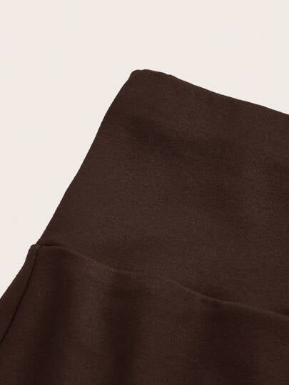 SHEIN EZwear 4 حبات سراويل كاجوال مقصرة من الأنسجة المحبوكة للنساء، للصيف
