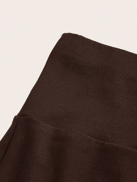 SHEIN EZwear 4 حبات سراويل كاجوال مقصرة من الأنسجة المحبوكة للنساء، للصيف