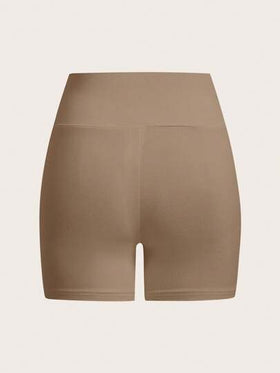 SHEIN EZwear 4 حبات سراويل كاجوال مقصرة من الأنسجة المحبوكة للنساء، للصيف