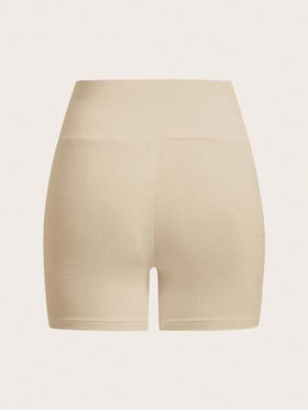 SHEIN EZwear 4 حبات سراويل كاجوال مقصرة من الأنسجة المحبوكة للنساء، للصيف