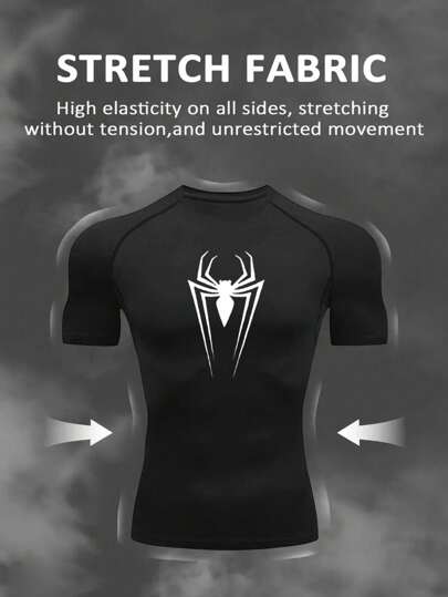 Manfinity Sport Polished تي شيرت رياضي وسترة للرجال ، موديل عصري للصيف