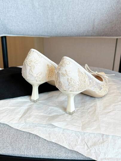 Xin Jing Shoes أحذية كعب عالي للنساء للموسم الخريفي/الشتوي، أحذية أنيقة ذات رؤوس مدببة مناسبة للمكتب والحفلات بكعب متوسط، موديلات عصرية متعددة الاستخدامات