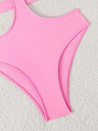 مايوه حريمي قطعة واحدة Swim Vcay قطعة واحدة من ملابس السباحة قطعة واحدة للنساء لون واحد مع خاتم دائري مزخرف فارغ