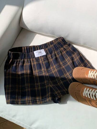 Comfortcana سروال قصير صيفي كاجوال مربع للنساء
