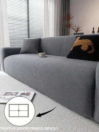 غطاء أريكة 3D قطعة واحدة، غطاء أريكة متعدد الوظائف كامل، تصميم بنمط هندسي ملون، واٍقي وديكور للأريكة، مطاطي مناسب لجميع الفصول