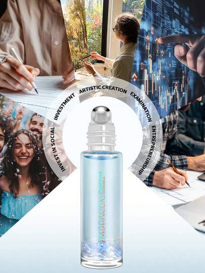 EMBRACEX. زيت عطري أساسي محظوظ 20 مل، عطر أروماثيرابي طبيعي بتركيبة رول-أون، يجلب طاقة إيجابية وحظ جيد، يرفع المزاج ويحمل أخبار سارة، هدية للصديق أو الصديقة، مبخر منزلي، رائحة طويلة الأمد