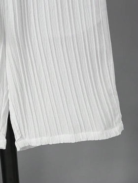 SHEIN جوتا بنطال قصير كاجوال وقميص مزخرف بطبعة ثلاثية الأبعاد مع ياقة للاطفال 2 قطعة