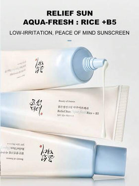 جمال مملكة جوسون كريم ترطيب واقي شمس من الأرز SPF50+ عالي مع راحة دون دهنية 50مل