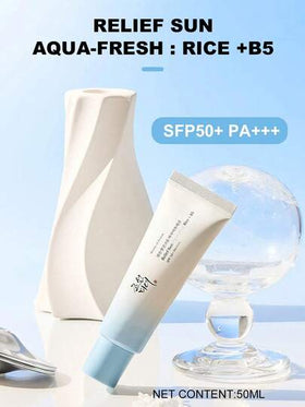 جمال مملكة جوسون كريم ترطيب واقي شمس من الأرز SPF50+ عالي مع راحة دون دهنية 50مل