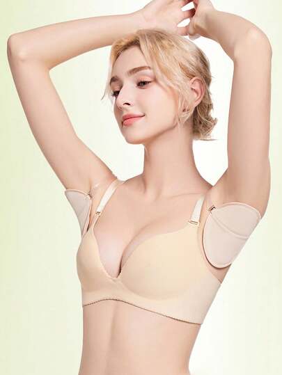 2 / 4 / 10 قطع وسادات عرق تحت الإبط قابلة للغسل للرجال والنساء، حماية من العرق تحت الإبط، وسادات تشربيب العرق للفستان، وسادات ماصة مضادة للماء للإبط والكتف، مقاومة للعرق وسريعة التجفيف، للرعاية البدنية في السفر، الرياضة، الصيف، البحر، السفر