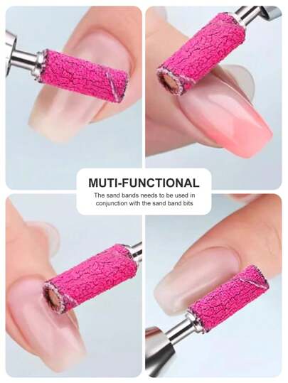 Beautizon Nailartlab مجموعة 61 قطعة من أقراص الصنفرة والريش الصنفرة للأظافر لاستخدام ماكينة ملف الأظافر بأحجام 80/120/180/240 - ملفات أظافر ، أظافر بلورية ، مناكير جل ، أدوات العناية بالأقدام لصالون المنزلي والمحترف