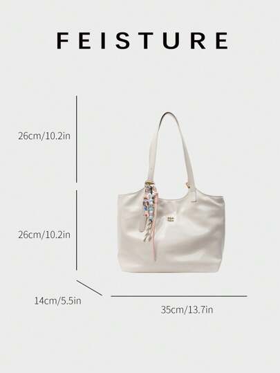 1 قطعة حقيبة يد كبيرة السعة من خامة بي يو فايسر مع إغلاق مغناطيسي ، صالحة للبنات والنساء وطلبة الكلية والموظفين، مناسبة للعمل والأعمال والذهاب إلى الجامعة ،يأتي معها سلسلة شرابة هدية مجاناً عند متابعة المتجر