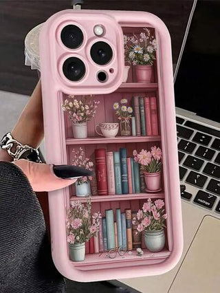 حافظة هاتف ناعمة مضادة للصدمات مطبوعة بتصميم كتب، مناسبة للهواتف: آي فون 16/ 15/XR/7P8P/P12 برو ماكس/P13 برو ماكس/P14 برو ماكس/P13/P14/P11/P12/P14، XS/S/XS ماكس/7 8 GES2، حافظة واقية سميكة جميلة وعصرية