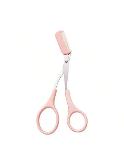 3 قطع مجموعة أدوات تشذيب الحواجب، مقص، مشذب، شكّال حواجب، منزف شعر اللحية والتشذيب
