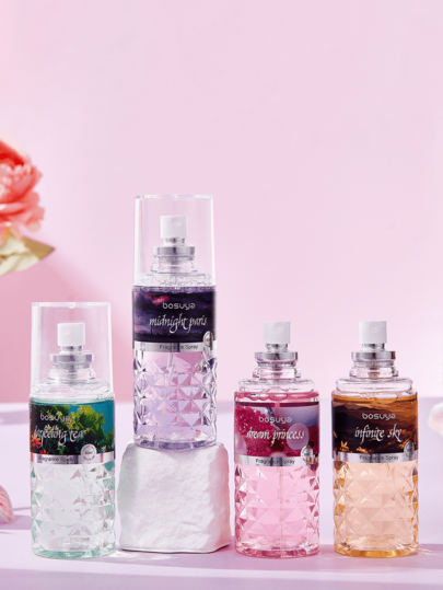 رذاذ معطر للأقمشة والغرف، برائحة الزهور والفواكه 80 مل، عطر طويل الأمد، معطر هواء، مناسب للاستخدام اليومي، تصميم محمول للغرفة المعيشة والنوم والمكتب والحمام والفندق وهدايا أعياد الميلاد