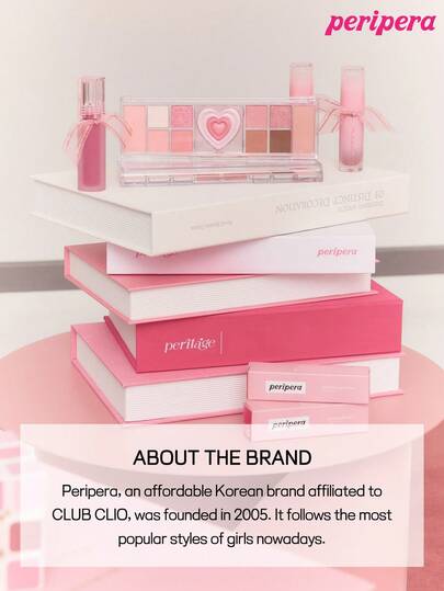 Peripera أحمر شفاه سائل فيلفت من بيريبيرا K-Beauty ذو لون عالي الصبغة، طويل الأمد، خفيف الوزن، خالي من الجلوتين وخالي من البارابين، أحمر شفاه مطفي حريري، سائل أحمر شفاه، ناعم وطويل الأمد ، جمال كوري ، مكياج كوري