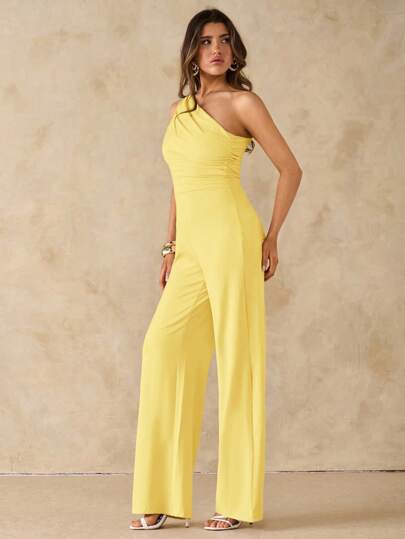 SHEIN BAE جمبسوت أنيق باللون الأسود الأحادي اللون ذو فتحة منحرفة في الكتف مناسب للاستخدام اليومي والسهرات والنوادي الليلية والحفلات والمناسبات ولارتداء في السباحة والمكتب واصداراتها الخاصة بالعطلات