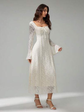SHEIN Tall فستان نسائي بأكمام طويلة، للحفلات والمهرجانات، فساتين نسائية أنيقة، فساتين لحفلات الخريج، فساتين رسمية، فساتين نسائية للحفلات، حب و ليموناضة، فستان ضيف لحفل زفاف الخريف