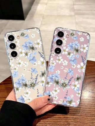 قطعة واحدة غطاء هاتف ناعم بنمط أزهار عصري متوافق مع هواتف ، Honor، Redmi، Galaxy، و12T/13T