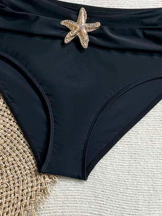 طقم تانكيني حريمي Swim Chiccia 2 قطعة بذلة سباحة قطعة واحدة وخالصة اللون مناسبة للسمنة للنساء، مناسبة للسبا والمنتجعات