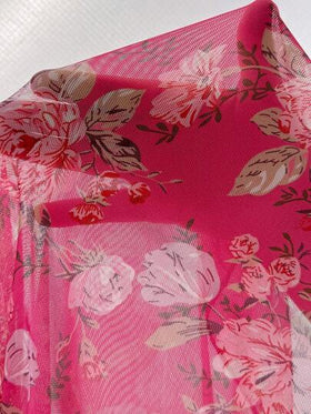 SHEIN بادي دول صدرية مزينة براقة بطبعة الأزهار والفيونكة
