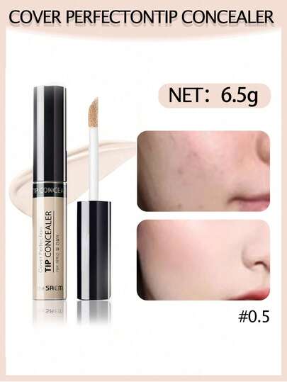 مخفي The Saem، خيارات متعددة الألوان، يغطي علامات الحبوب والهالات السوداء، يضيء البشرة، 6.5 جم