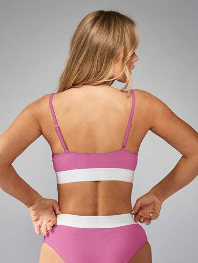 MISSGUIDED خصرية رياضية ذات تأثير عالٍ، ملابس تمرين رياضي وتدريب نشط وممارسة اليوجا، ملابس علوية رياضية قصيرة مع أربطة قابلة للتعديل، صدرية لياقة بدنية صيفية