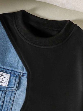 SHEIN مجموعة بولو وشورت أطفال رضع كاجوال بنقشة الشطرنج 2 قطعة، بطراز كلاسيكي كوليدج، مناسبة للارتداء اليومي في الربيع والصيف