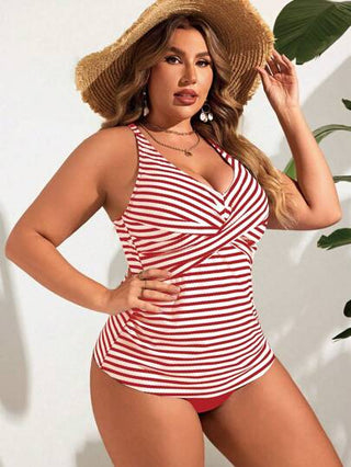 Swim Lushoire طقم بكيني ملابس علوية عارض الحجم الكبير ، موضة الصيف