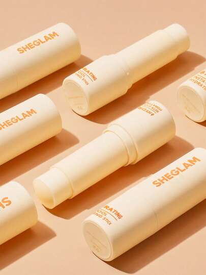 SHEGLAM عصا مرطبة Insta-Cool المحمولة، مرطب للوجه، برايمر مكياج مرطب للعناية بالبشرة علامة تجارية جمال مكياج ميكب مستحضرات تجميل للنساء الفتيات مثالي لفصل الشتاء الربيع مثالي ل- Y2K أزياء أنيقة رمضان هدية حفلة جاهز أفضل لون