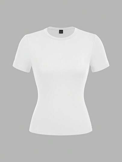 EZwear قميصين قصير الأكمام بطقم رقبة مناسبين للطبقات الربيع والصيف، أسلوب كاجوال بسيط وأساسي