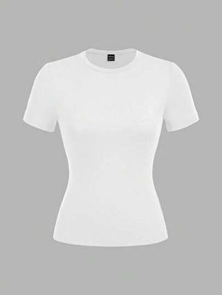 EZwear قميصين قصير الأكمام بطقم رقبة مناسبين للطبقات الربيع والصيف، أسلوب كاجوال بسيط وأساسي