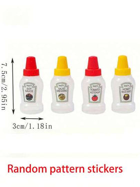 12/8/4/2 صندوق بنتو، زجاجات توابل للسياحة الصغيرة، منظم توابل صندوق بنتو، زجاجات صغيرة محمولة لتتبيلة السلطة مع غطاء، زجاجات صلصة صغيرة، للمكتب والعمل والمدرسة والتخييم والنزهات، للصلصات والتوابل والمربى، منظمات وتخزين المطبخ، اكسسوارات المطبخ، هدايا عيد