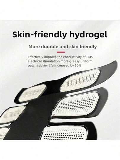 منشط عضلات البطن بشحن USB، مدرب عضلات البطن مع شاشة رقمية LED، منشط البطن والذراعين