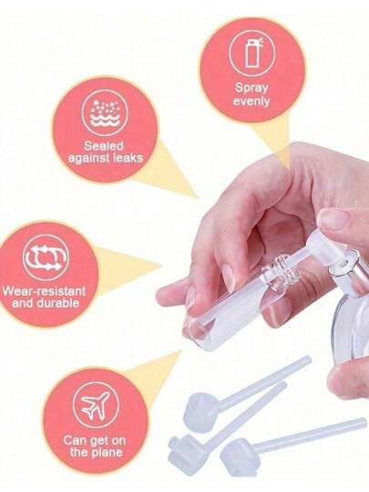 24 قطعة - أداة نقل مضخة الملء عطر مضخة التجميلمضخة عبوة عطر قابلة للتعبئة للاستخدام في السفر (الصورة لأغراض مرجعية فقط، يرجى الرجوع إلى المنتج الفعلي)