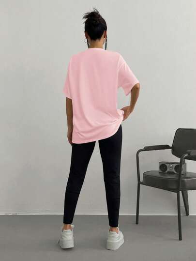 SHEIN EZwear بدلة (بلوزة وتنورة) للنساء للارتداء اليومي