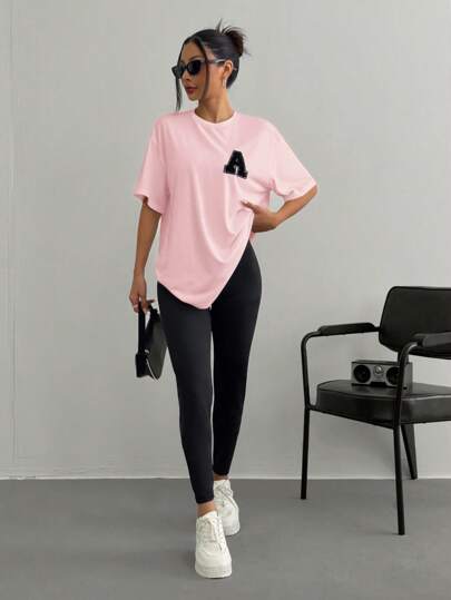 SHEIN EZwear بدلة (بلوزة وتنورة) للنساء للارتداء اليومي