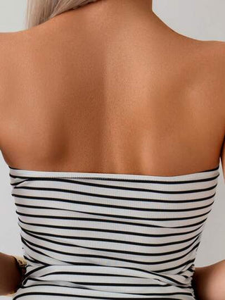 طقم تانكيني حريمي Swim Lushoire طقم تانكيني مخطط للنساء ، عطلة شاطئية