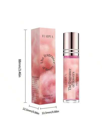 عطر رول أون كيوبيد للنساء، عطر كولونيا للرجال، عطر وردة الشانزليزيه - 10مل عطر محمول طويل الأمد، رائحة وردي مسك فاكهي ، عطر جذاب للطلاب من الجنسين