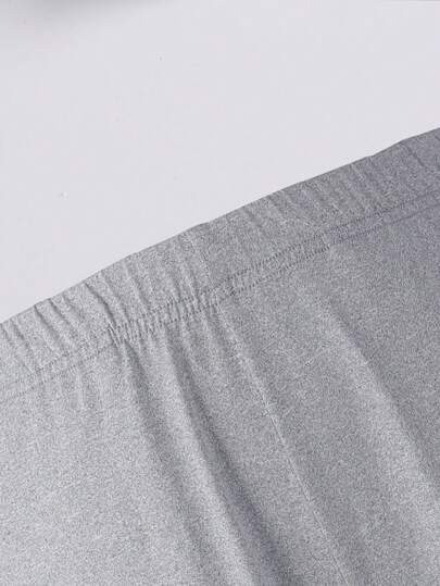 SHEIN مجموعة ملابس علوية وبنطلون قصير الأكمام مزين بفيونكة مناسبة للمراهقات 2 قطعة